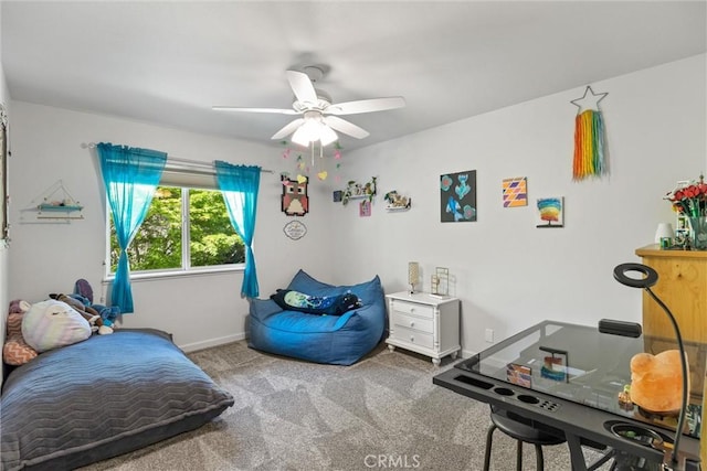 15 Quadra Ct, Chico, CA 95928 - bedroom with carpet and ceiling fan