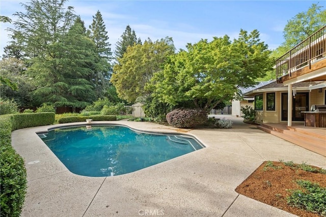 15 Quadra Ct, Chico, CA 95928 - view of swimming pool featuring a patio