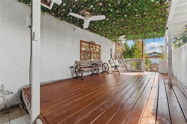 view of deck