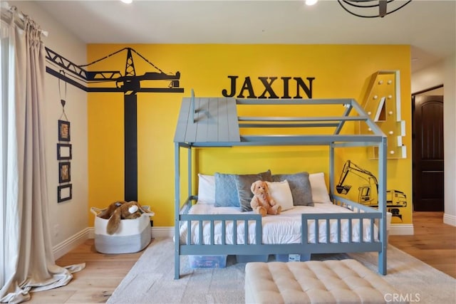 121 Avenida Pizarro, San Clemente, CA 92672 - bedroom with wood finished floors, baseboards, and recessed lighting