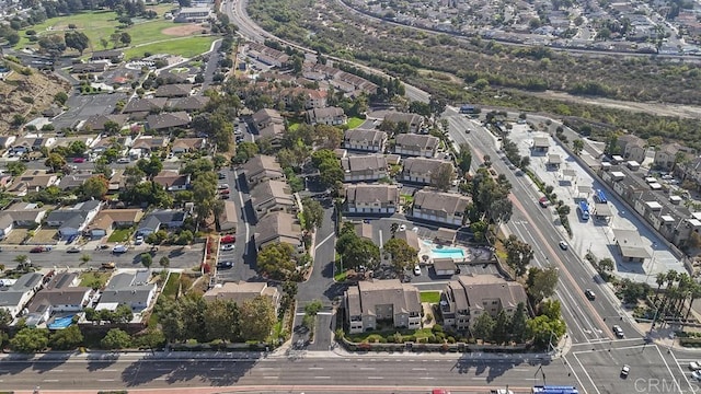 drone / aerial view featuring a residential view