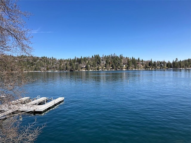 27990 Peninsula Dr N, Lake Arrowhead, CA 92352 - dock area featuring a water view