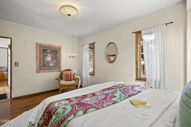 308 Topa Topa Dr, Ojai, CA 93023 - bedroom with wood finished floors