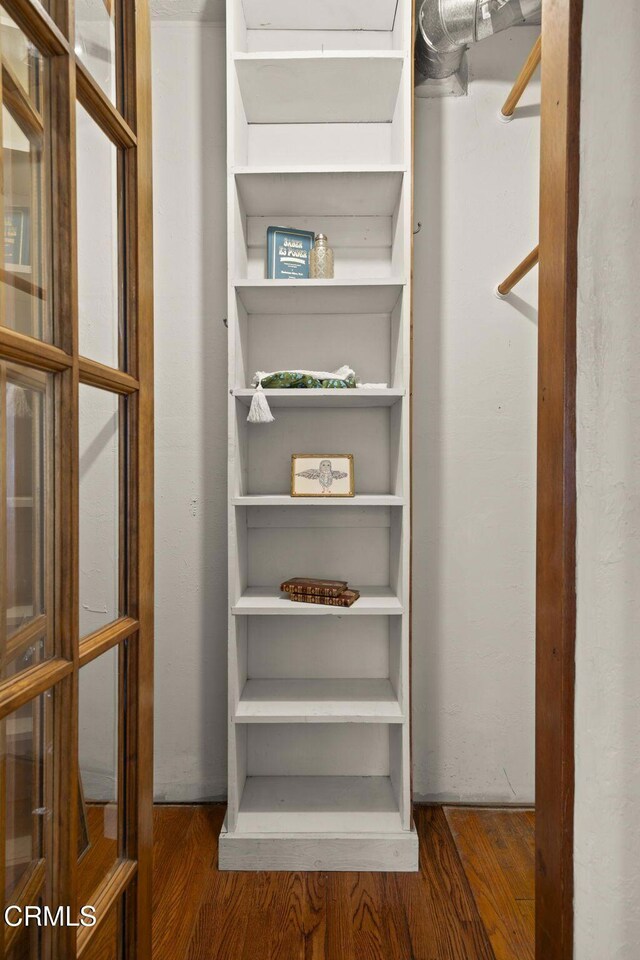 308 Topa Topa Dr, Ojai, CA 93023 - spacious closet with wood finished floors