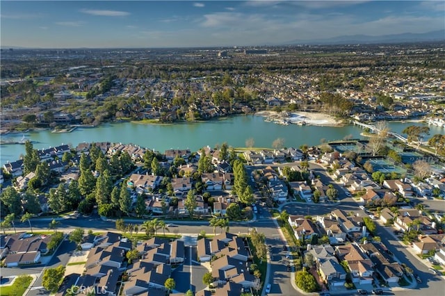 43 Ashbrook, Irvine, CA 92604 - bird's eye view featuring a water view and a residential view