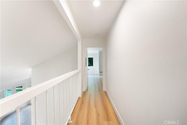 43 Ashbrook, Irvine, CA 92604 - hallway featuring baseboards and light wood finished floors