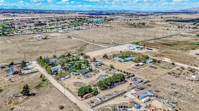 20130 Monte Vista Rd, Apple Valley, CA 92308 - aerial view featuring a mountain view and a desert view