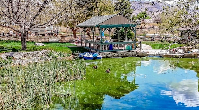 20130 Monte Vista Rd, Apple Valley, CA 92308 - view of dock featuring a gazebo