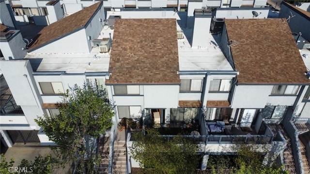 aerial view featuring a residential view