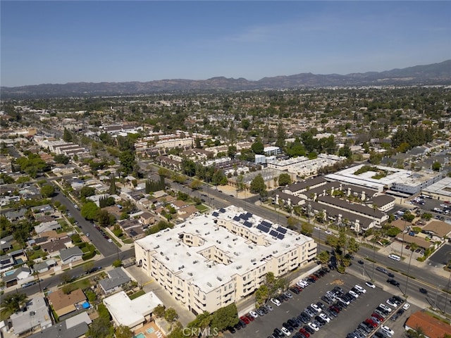 19350 Sherman Way Unit 114, Reseda, CA 91335 - drone / aerial view with a mountain view