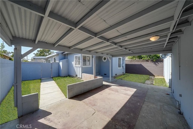 6160 California Ave, Long Beach, CA 90805 - view of patio / terrace with a fenced backyard and a gate