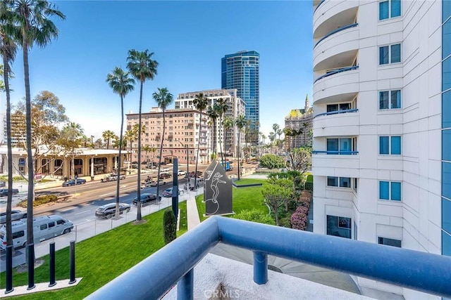 exterior space with a view of city