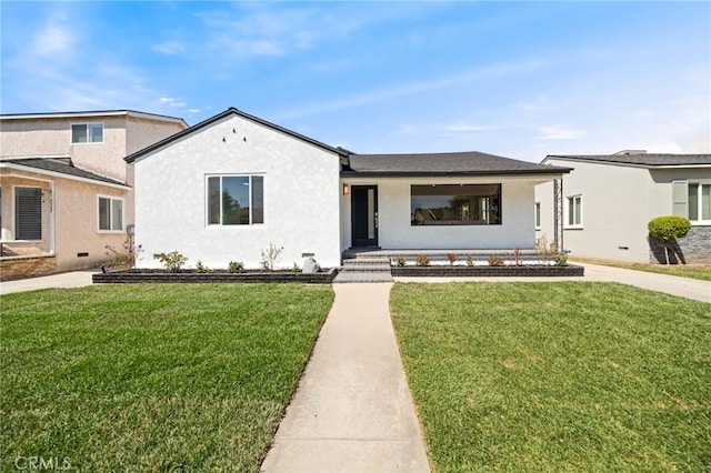 3533 Deerford St, Lakewood, CA 90712 - view of front of property featuring a front yard and stucco siding