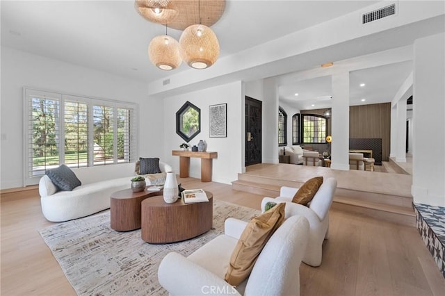 115 Buckskin Rd, Bell Canyon, CA 91307 - living area featuring wood finished floors and recessed lighting
