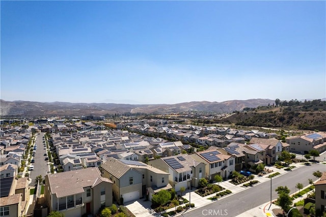 2454 Nova Way, Corona, CA 92883 - aerial view of residential area featuring a mountain backdrop