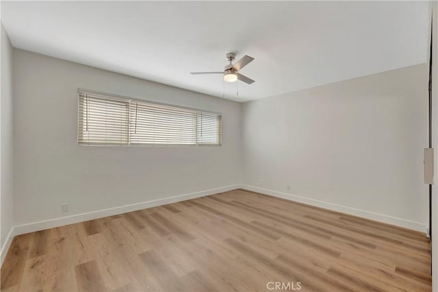 444 Obispo Ave Unit 201, Long Beach, CA 90814 - empty room with ceiling fan and light wood-type flooring