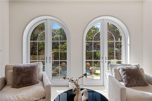 9 Shoreridge, Newport Coast, CA 92657 - doorway with french doors and plenty of natural light