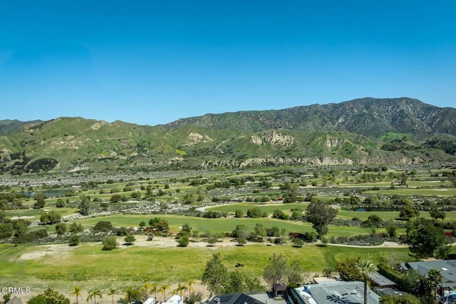 view of mountain feature