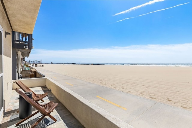 3012 W Oceanfront, Newport Beach, CA 92663 - balcony with view of water and beach