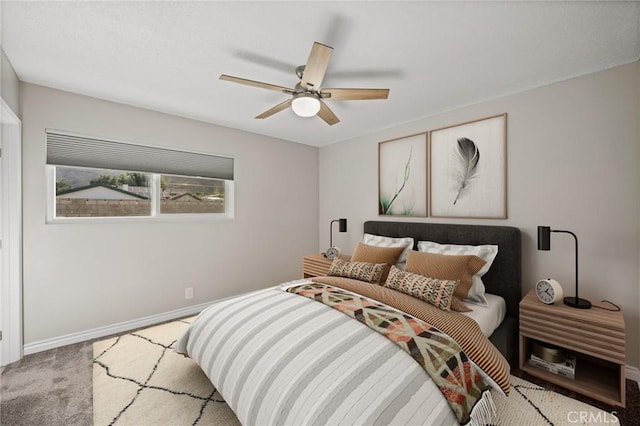 15021 Eureka St, Lake Elsinore, CA 92530 - carpeted bedroom featuring baseboards and ceiling fan