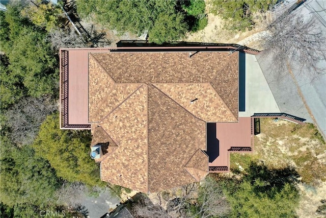 29083 Mammoth Dr, Lake Arrowhead, CA 92352 - view from above of property