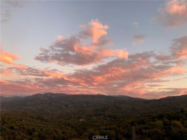 29083 Mammoth Dr, Lake Arrowhead, CA 92352 - view of mountain backdrop with a forest
