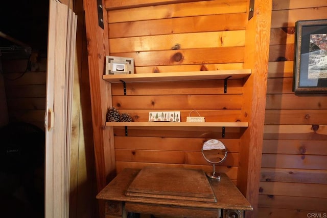 206 Cedar Ln, Sugarloaf, CA 92386 - details with wooden walls