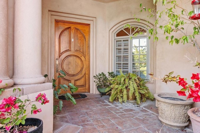 7189 Aviara Dr, Carlsbad, CA 92011 - view of exterior entry with stucco siding