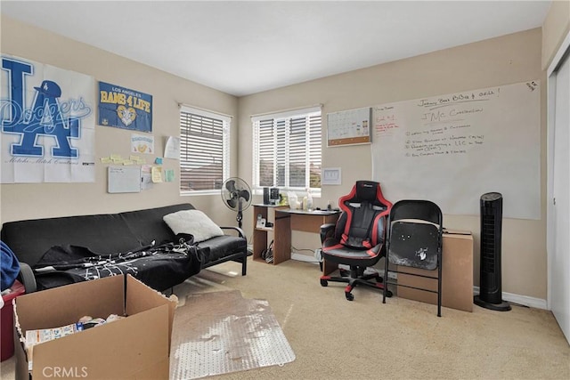 9153 Ravenswood Ave, Hesperia, CA 92344 - carpeted home office with baseboards