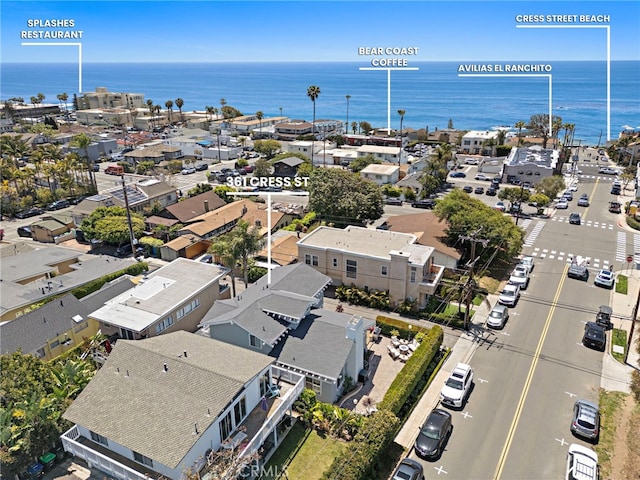 361 Cress St, Laguna Beach, CA 92651 - aerial perspective of suburban area featuring a nearby body of water