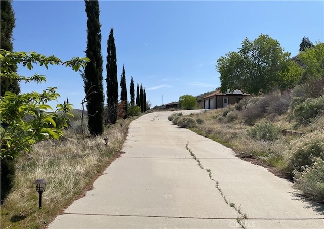 view of road