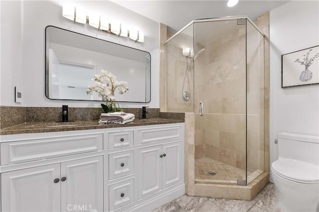 950 S Spring Meadow Dr, West Covina, CA 91791 - full bath featuring double vanity, toilet, and a stall shower