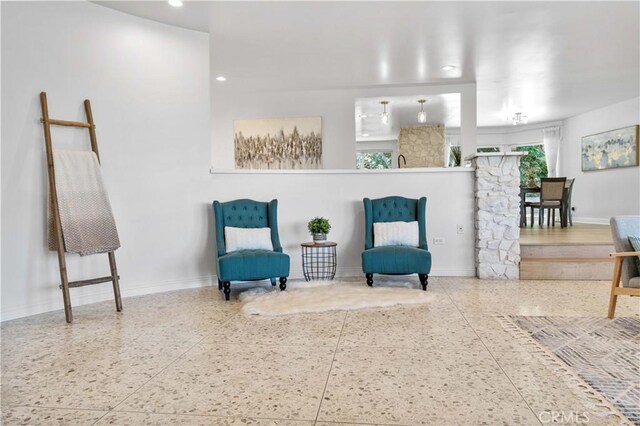 950 S Spring Meadow Dr, West Covina, CA 91791 - living area featuring baseboards and recessed lighting
