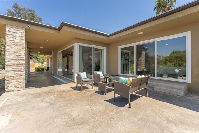 950 S Spring Meadow Dr, West Covina, CA 91791 - view of patio featuring outdoor lounge area