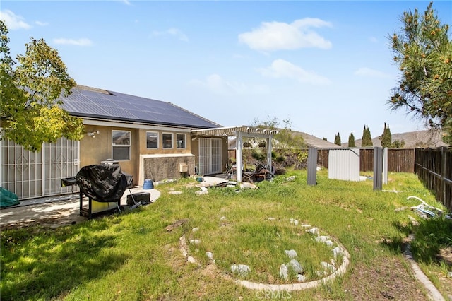 27304 Mystical Springs Dr, Corona, CA 92883 - view of yard with a pergola