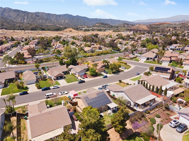 27304 Mystical Springs Dr, Corona, CA 92883 - aerial view of residential area featuring mountains