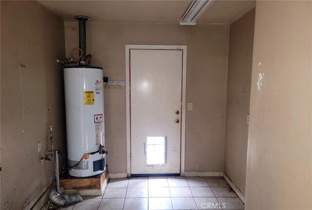 utilities featuring gas water heater
