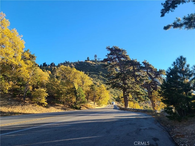 28662 Zion Dr, Lake Arrowhead, CA 92352 - view of asphalt road