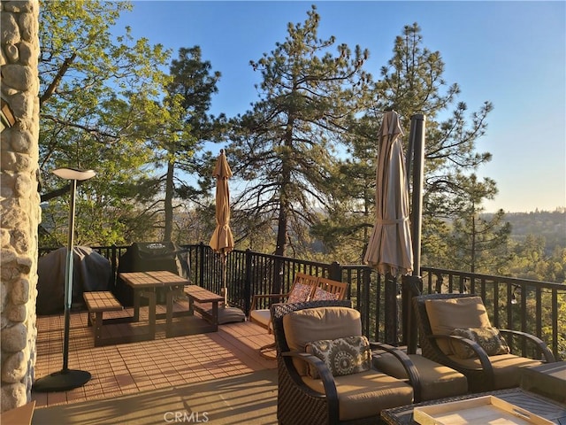 view of deck