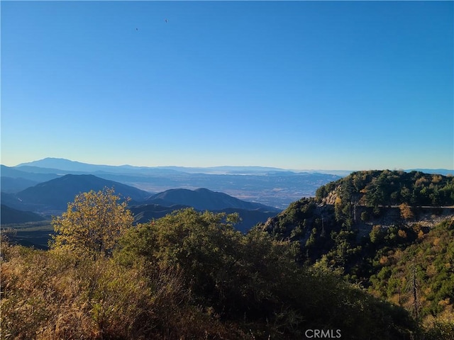 view of mountain feature