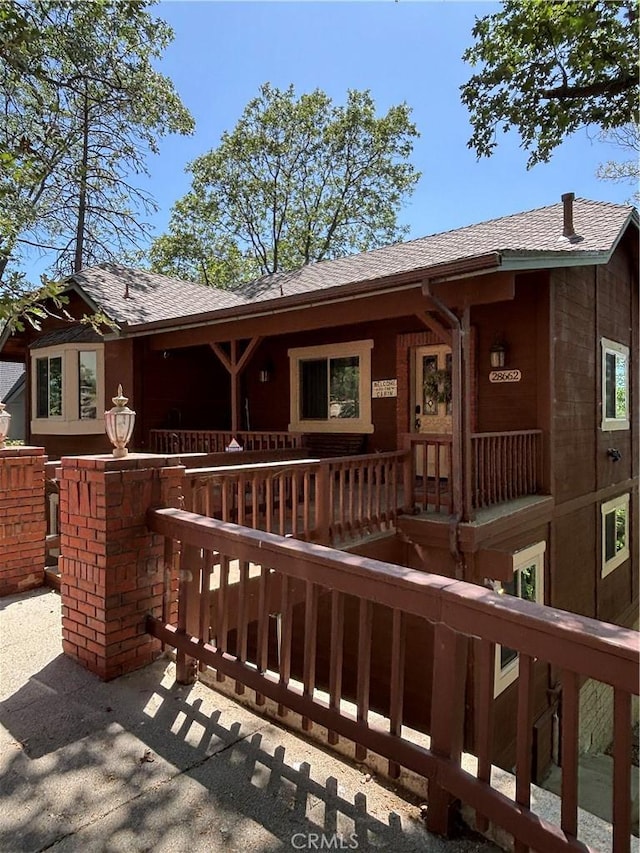 28662 Zion Dr, Lake Arrowhead, CA 92352 - view of front of property featuring a shingled roof