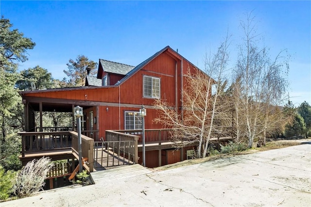 14521 Voltaire Dr, Pine Mountain Club, CA 93222 - rustic home with covered porch