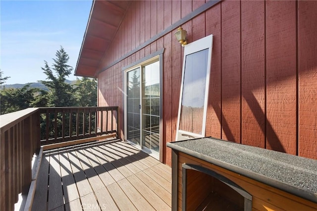 14521 Voltaire Dr, Pine Mountain Club, CA 93222 - view of wooden terrace
