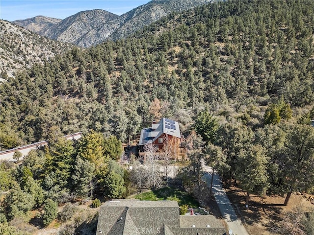 14521 Voltaire Dr, Pine Mountain Club, CA 93222 - view of mountain background featuring a heavily wooded area