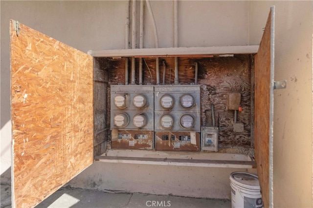 details featuring electric meter