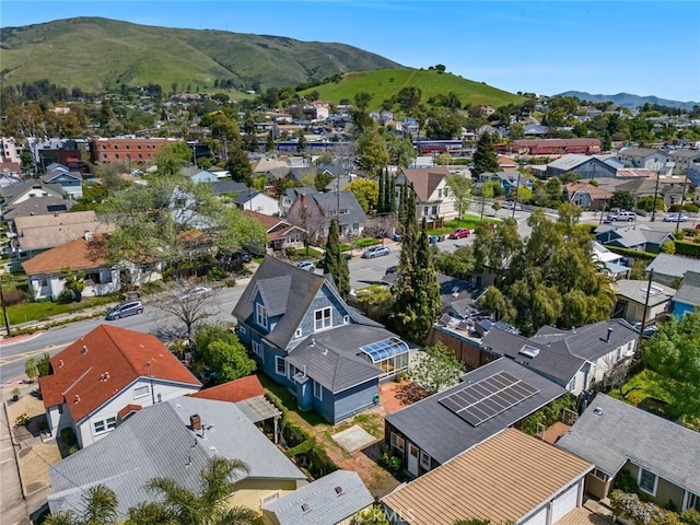 1811 Chorro St, San Luis Obispo, CA 93401 - drone / aerial view featuring a mountain view and a residential view