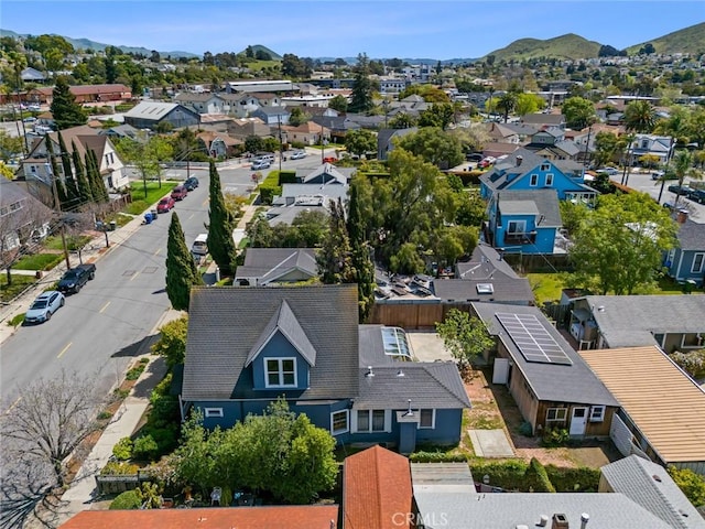 1811 Chorro St, San Luis Obispo, CA 93401 - birds eye view of property featuring a residential view and a mountain view