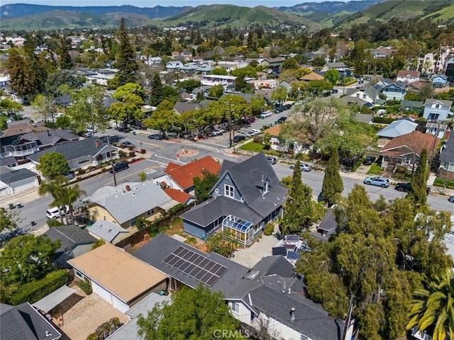 1811 Chorro St, San Luis Obispo, CA 93401 - bird's eye view featuring a mountain view and a residential view