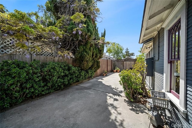 1811 Chorro St, San Luis Obispo, CA 93401 - view of patio with a fenced backyard