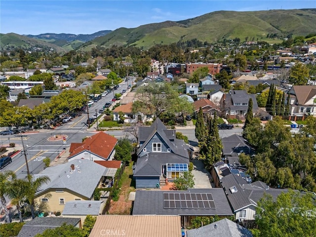 1811 Chorro St, San Luis Obispo, CA 93401 - birds eye view of property with a mountain view and a residential view